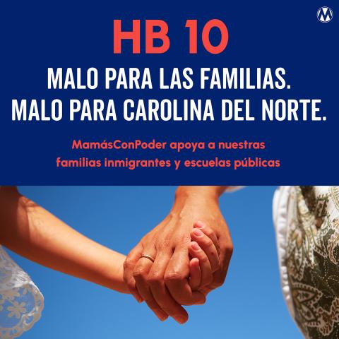 NC HB 10. Mala mapa las familias. Malo para Carolina del Norte