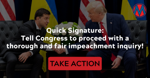 call your senators to demand impeachment inquiry